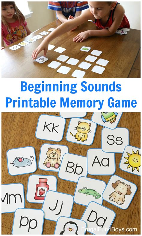 printable alphabet memory game cards frugal fun  boys  girls