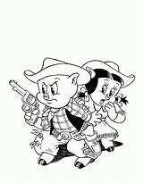 Porky Pig Coloring Pages Looney Tunes Cartoon Cliparts Groundhog Hero Clipart Popular Color Library Getdrawings Getcolorings Favorites Add sketch template