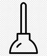 Plunger Scalable Pinclipart sketch template