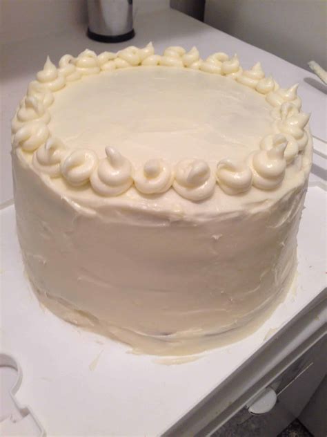 five layer red velvet cake with cream cheese frosting