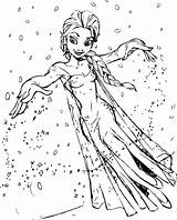 Elsa Anna Frozen Coloring Pages Printable Disney Princess Color Print Getcolorings Getdrawings sketch template