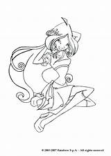Coloring Pages Bloom Getcolorings Club Winx sketch template