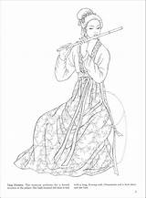 Coloring Book Chinese Fashions Expanded Open Click Getdrawings Drawing sketch template