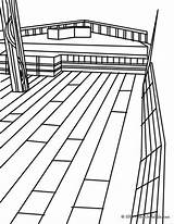 Deck Coloring Pages Drawing Boat Cards Fishing Template Getdrawings Color sketch template