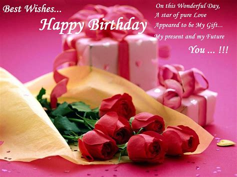 sms happy birthday messages love