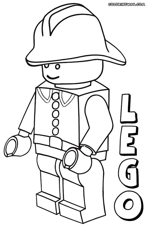 history   lego minifigure coloring pages png  file