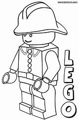 Lego Minifigure sketch template