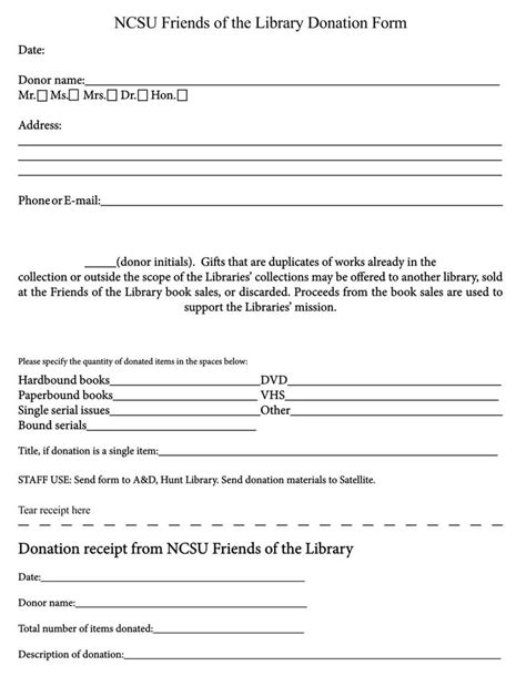 nonprofit donation receipt templates forms