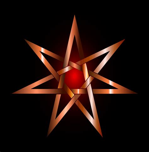 pointed star meaning  origins   heptagramelven star