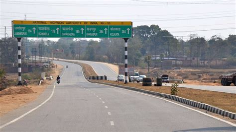 national highway construction pace slows    km  day  fy