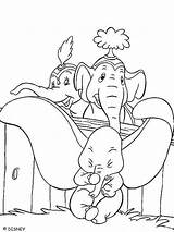 Dumbo Coloring Pages Disney Printable Colorear Print Dibujos Para Elephant Colouring Book Coloriage Color Info Sheets Index Adult sketch template