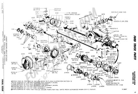 ford  front axle diagram