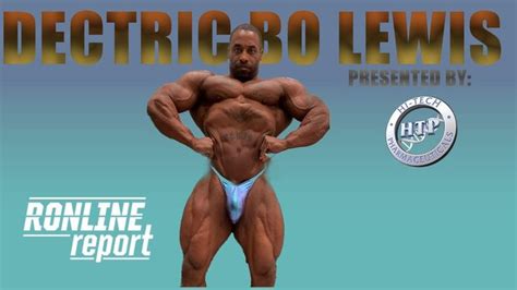 dectric bo lewis pre show interview  puerto rico pro   muscular development