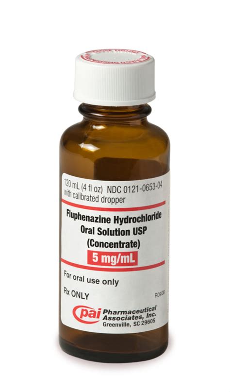 fluphenazine hcl oral solution usp concentrate pai