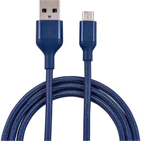 blackweb  ft sync charge cable  micro usb connector blue walmartcom