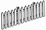 Fence Clipart Clip Picket Farm Cliparts Fencing Printable Line Template Fens Fance Post Borders Clipground Library Use Transparent 20clipart Panda sketch template