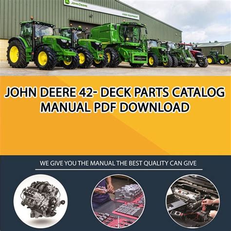 john deere  mower deck manual