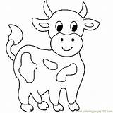 Cow Coloring Head Pages Getcolorings sketch template
