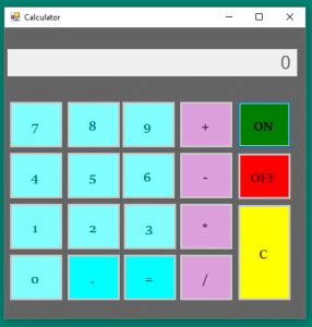create calculator  visual studio  source code