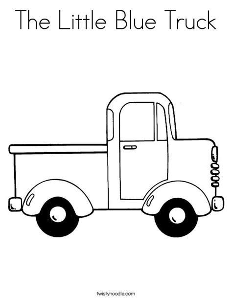 blue truck coloring pages toad