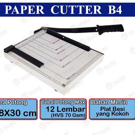 jual promo ngetrend paper cutter folio f4 b4 alat potong mesin