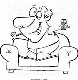 Sofa Coloring Pages Cartoon Vector Couch Surfer Getcolorings Guy Print Color sketch template