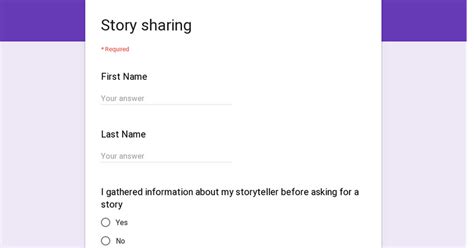 story sharing