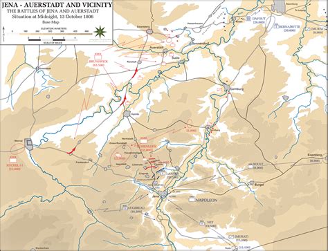 map   battle  jena auerstadt october