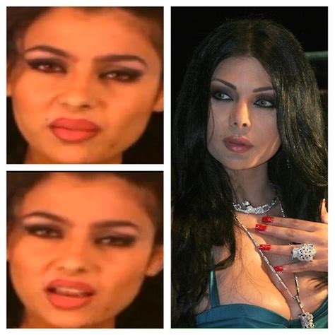 Haifa Wehbe Before After Plustic Sugery And Photshope Washpulver