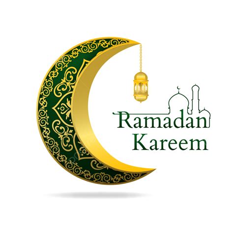 gambar bulan sabit ramadan   huruf  ramadhan bulan sabit