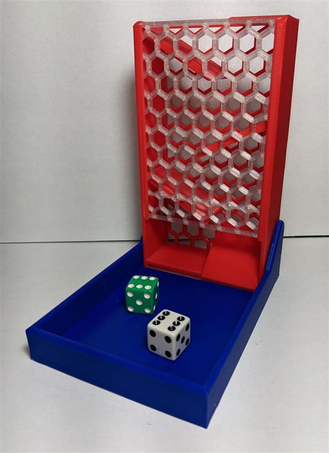 foldable dice tower  frisbeed   stl model printablescom
