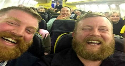 man meets  doppelganger  flight      social