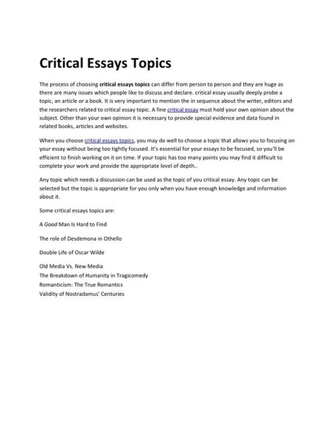 write  critical analysis essay topic critical analysis essay