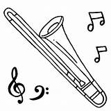 Trombone sketch template