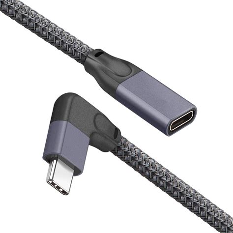 angle usb  extension cable short ftusebean braied aluminum usb   male