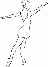 Coloring Pages Ballet Positions Getcolorings Position Color Printable sketch template