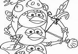 Coloring Pages Angry Epic Birds Bird Blue Getcolorings Getdrawings sketch template