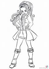 Descendants Coloring Pages Mal Evie Cj Hook Disney Wicked Colorare Da Printable Kids Disegni Di Descendant Print Getcolorings Great Info sketch template