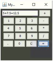 calculator  java   creaye  calculator  java examples