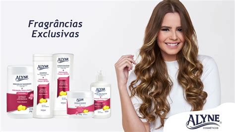 linha capilar alyne cosmeticos esta de  nova youtube