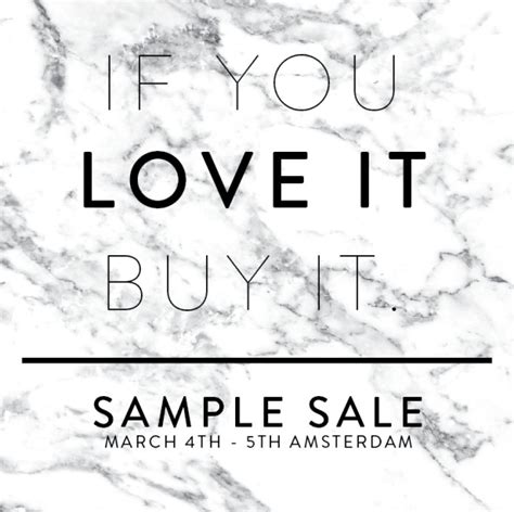 costes sample sale sample sale  amsterdam