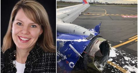 first image of mum 43 sucked out of plane when engine exploded at