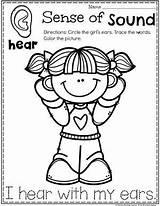 Senses Coloring Sense Preschool Sound Five Pages Worksheets Kids Planning Para Planningplaytime Sentidos Ingles Activities Colorear Los Playtime Toddler Preescolar sketch template