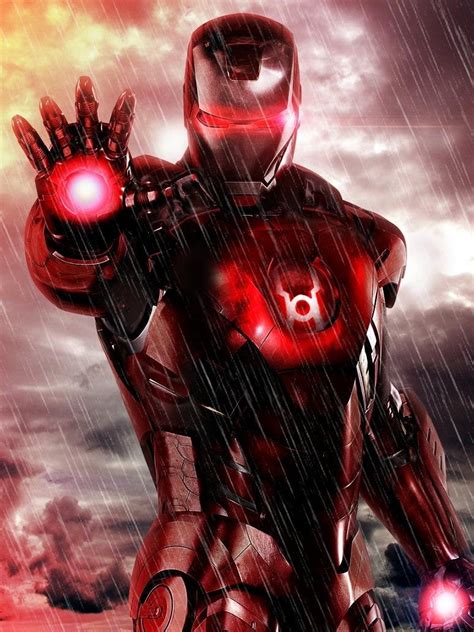 I Made A Red Lantern Corps Iron Man Marvel