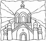 Church Coloring Pages Printable Early Printablee Via sketch template