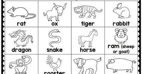 chinese zodiac coloring pages  coloring pages