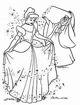 Cinderella Coloring Pages Disney Princess Fairy Library Clipart Popular Tattoos Women sketch template