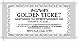 Ticket Golden Chocolate Factory Wonka Willy Template Printable Party Templates Charlie Word Invite Editable Bar Invitation Tickets Invitations Birthday Printables sketch template