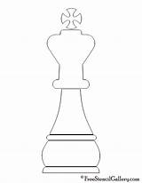 Chess Piece King Tattoo Stencil шахматные фигуры Pieces Choose Board Playing Chest Freestencilgallery источник sketch template