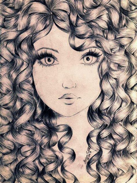 pin by narmeen abuzayyad on naz curly hair styles curly hair drawing